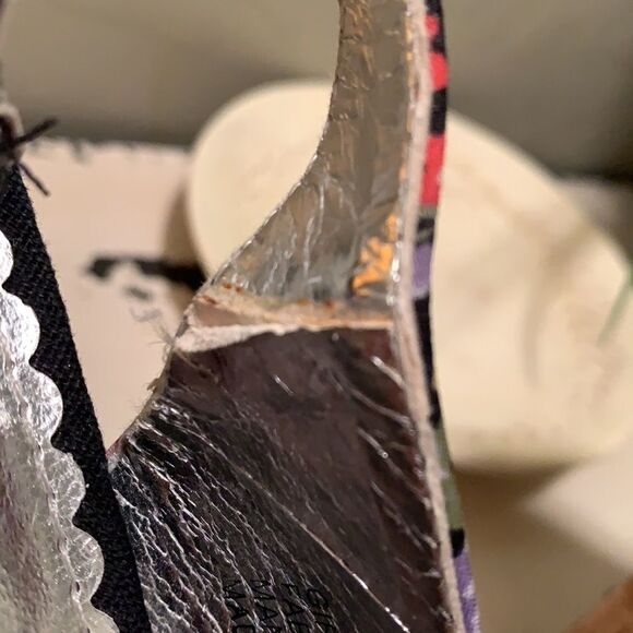 Rampage heels Floral design size 8 1/2 - Picture 2 of 2